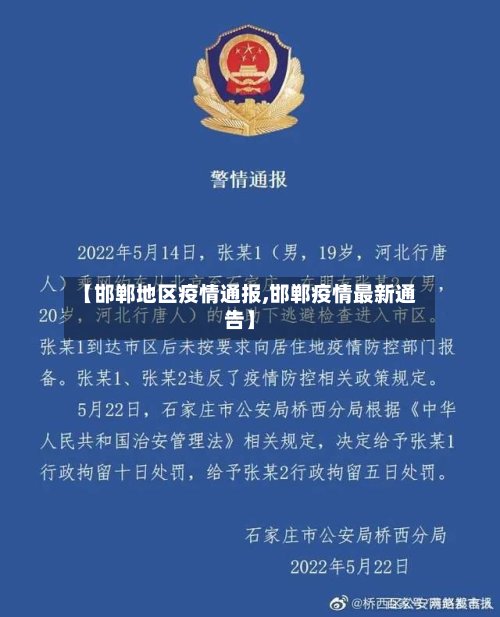 【邯郸地区疫情通报,邯郸疫情最新通告】-第3张图片