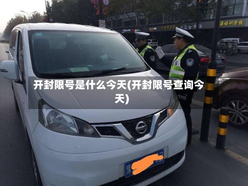 开封限号是什么今天(开封限号查询今天)-第2张图片