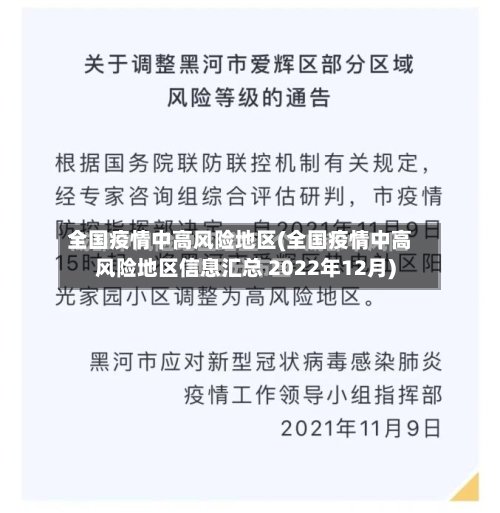 全国疫情中高风险地区(全国疫情中高风险地区信息汇总 2022年12月)-第2张图片