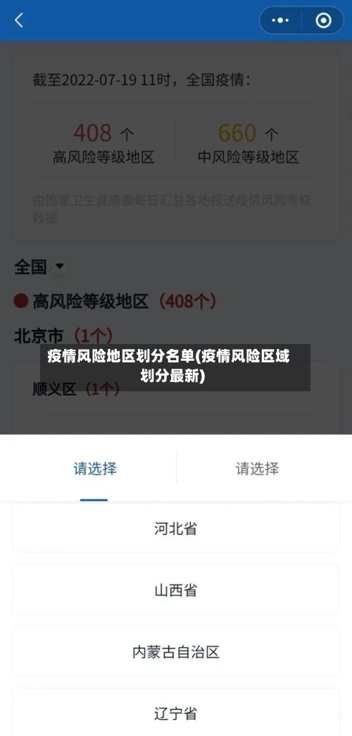疫情风险地区划分名单(疫情风险区域划分最新)-第2张图片