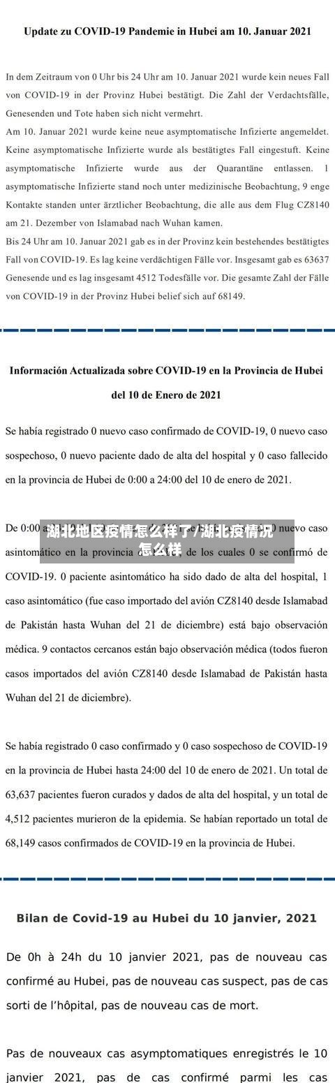 湖北地区疫情怎么样了/湖北疫情况怎么样-第2张图片