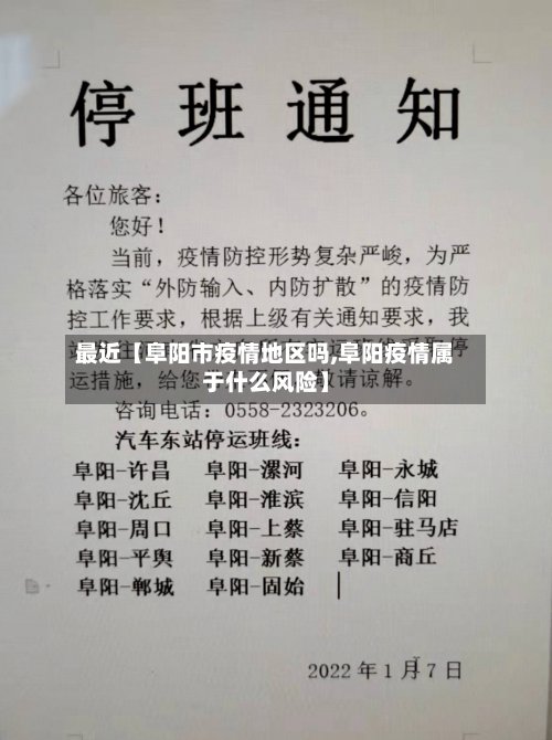 最近【阜阳市疫情地区吗,阜阳疫情属于什么风险】-第3张图片