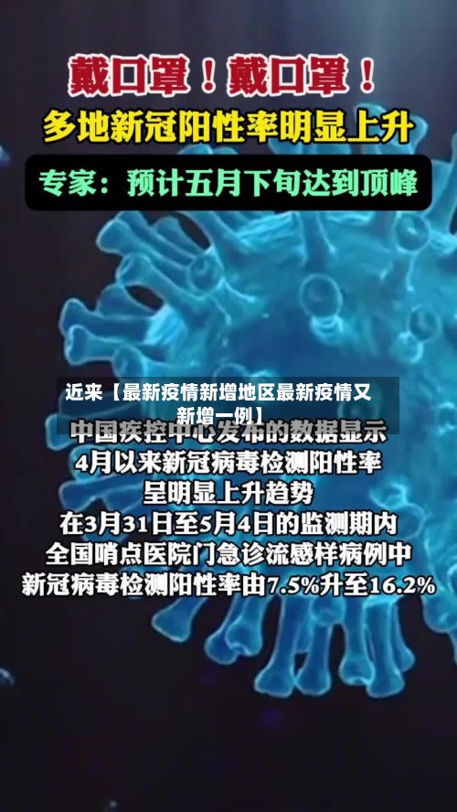 近来【最新疫情新增地区最新疫情又新增一例】