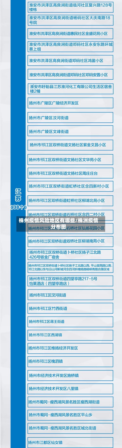 株州疫情风险地区有哪些/株洲疫情分布图-第2张图片