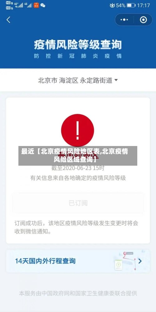 最近【北京疫情风险地区表,北京疫情风险区域查询】-第3张图片