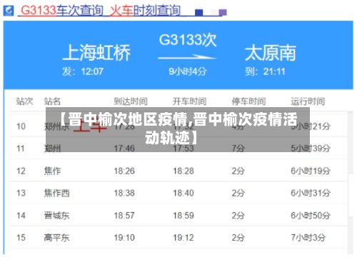 【晋中榆次地区疫情,晋中榆次疫情活动轨迹】-第2张图片