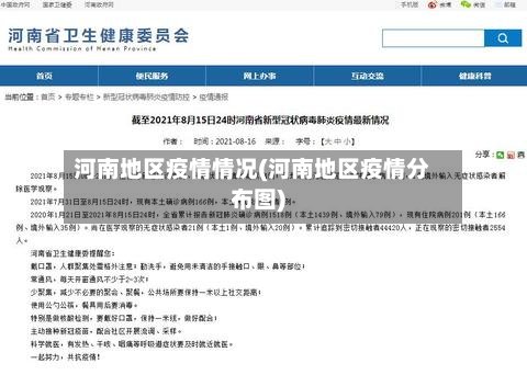 河南地区疫情情况(河南地区疫情分布图)-第3张图片