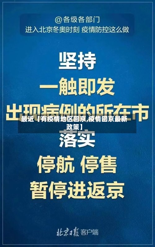 最近【有疫情地区回京,疫情回京最新政策】