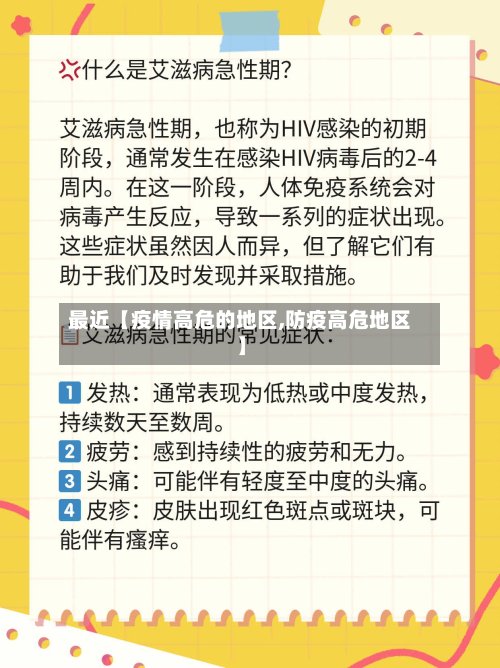 最近【疫情高危的地区,防疫高危地区】