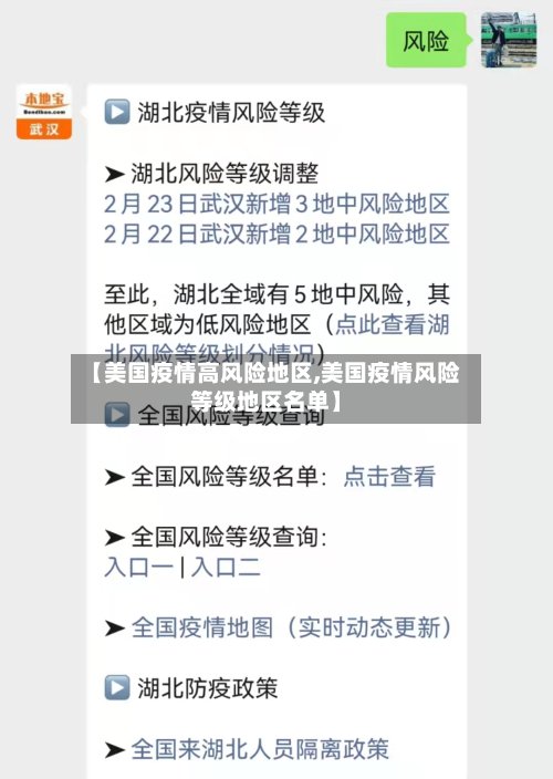 【美国疫情高风险地区,美国疫情风险等级地区名单】-第2张图片