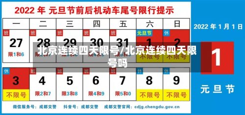 北京连续四天限号/北京连续四天限号吗
