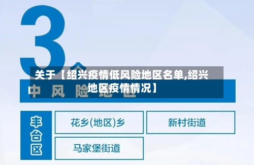 关于【绍兴疫情低风险地区名单,绍兴地区疫情情况】