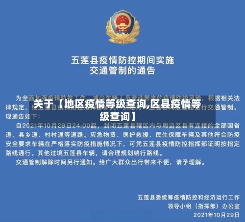 关于【地区疫情等级查询,区县疫情等级查询】-第2张图片