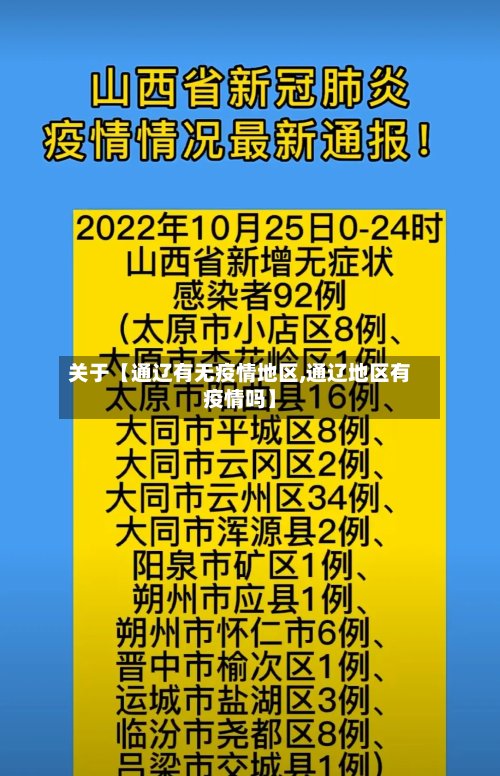 关于【通辽有无疫情地区,通辽地区有疫情吗】