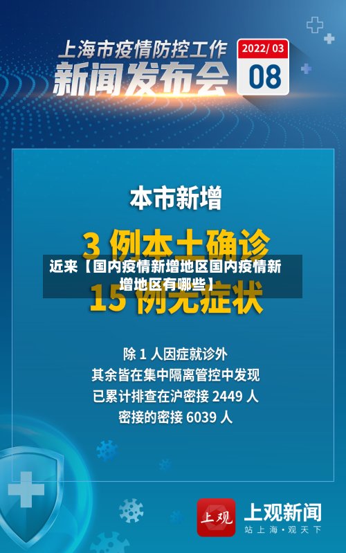 近来【国内疫情新增地区国内疫情新增地区有哪些】
