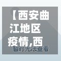【西安曲江地区疫情,西安曲江疫情风险等级】