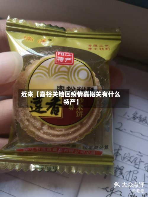 近来【嘉裕关地区疫情嘉裕关有什么特产】-第2张图片