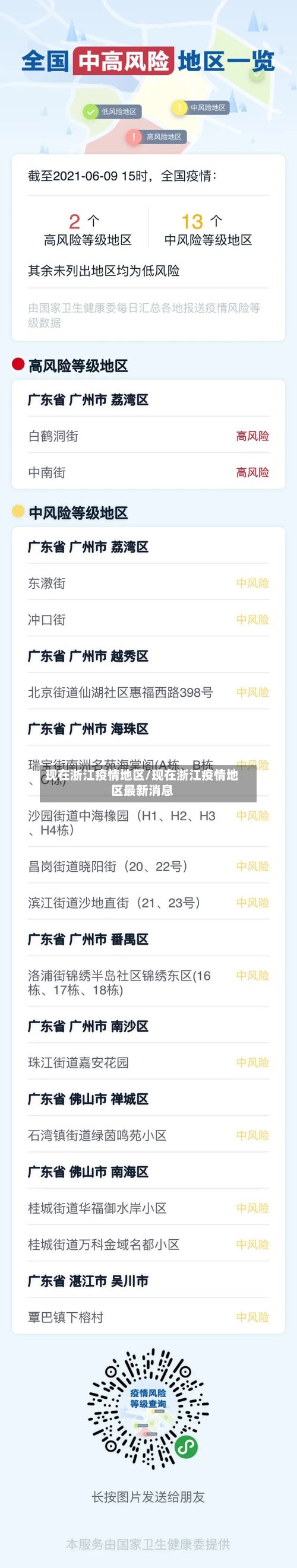 现在浙江疫情地区/现在浙江疫情地区最新消息