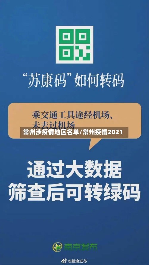 常州涉疫情地区名单/常州疫情2021-第3张图片