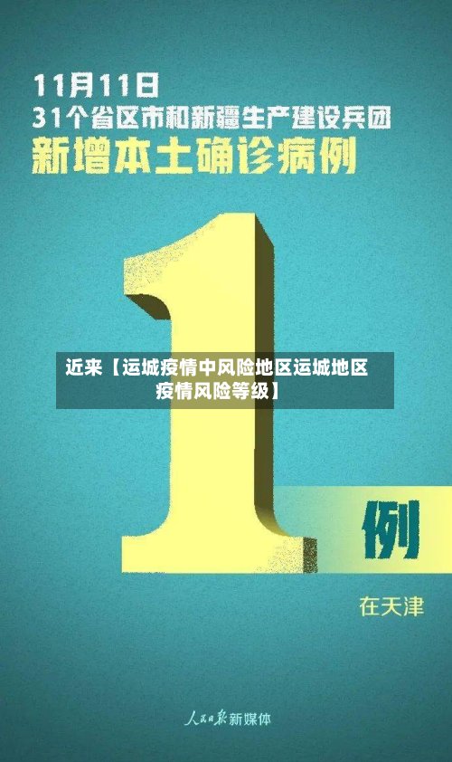 近来【运城疫情中风险地区运城地区疫情风险等级】-第3张图片