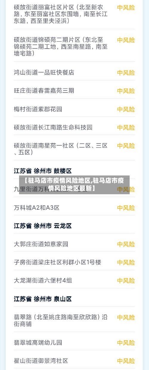 【驻马店市疫情风险地区,驻马店市疫情风险地区最新】-第2张图片