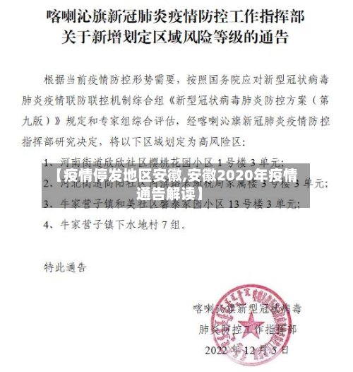 【疫情停发地区安徽,安徽2020年疫情通告解读】-第3张图片