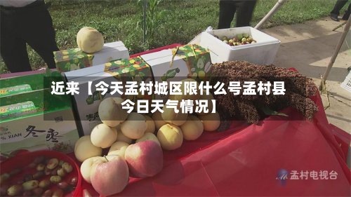 近来【今天孟村城区限什么号孟村县今日天气情况】