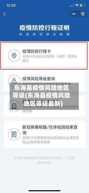 东海县疫情风险地区等级(东海县疫情风险地区等级最新)-第3张图片