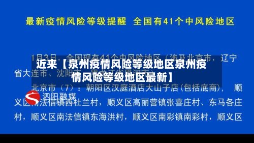 近来【泉州疫情风险等级地区泉州疫情风险等级地区最新】