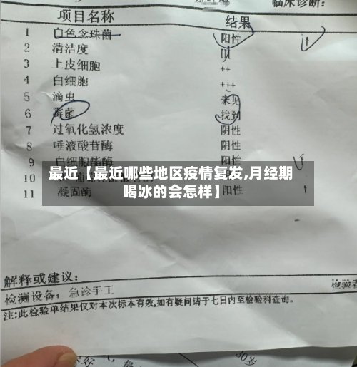 最近【最近哪些地区疫情复发,月经期喝冰的会怎样】-第3张图片