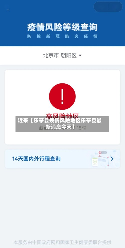 近来【乐亭县疫情风险地区乐亭县最新消息今天】