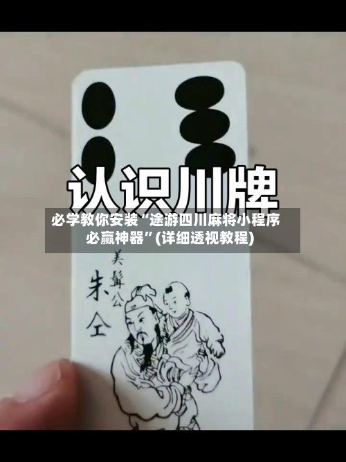 必学教你安装“途游四川麻将小程序必赢神器”(详细透视教程)-第2张图片
