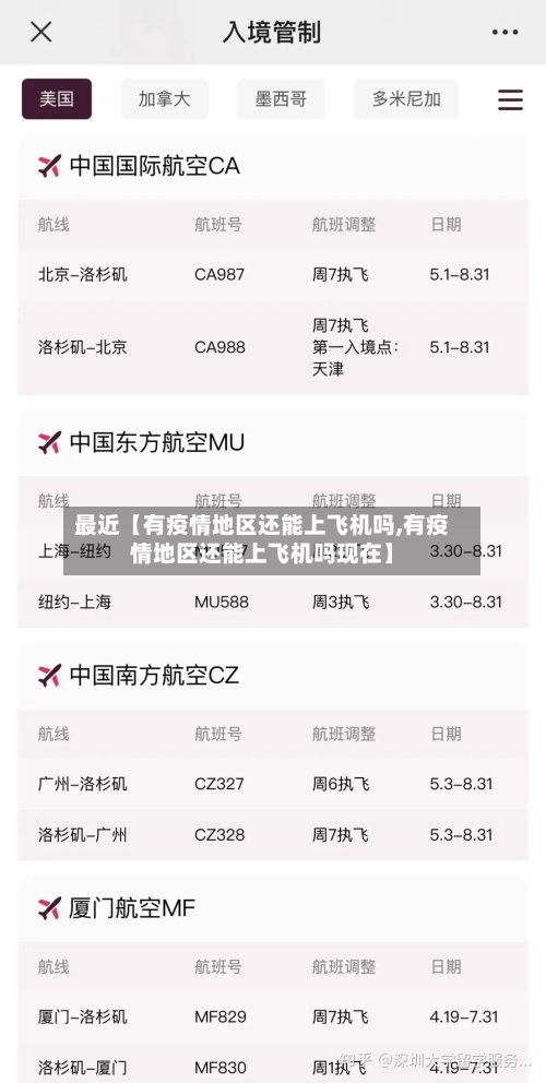 最近【有疫情地区还能上飞机吗,有疫情地区还能上飞机吗现在】
