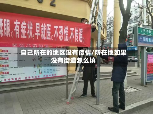 自己所在的地区没有疫情/所在地如果没有街道怎么填-第2张图片