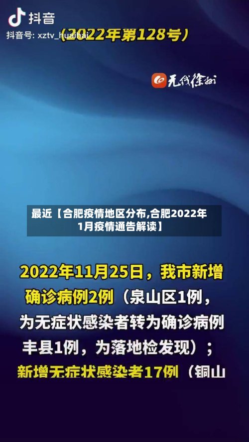 最近【合肥疫情地区分布,合肥2022年1月疫情通告解读】