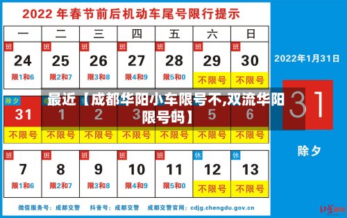 最近【成都华阳小车限号不,双流华阳限号吗】