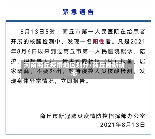 河南商丘疫情地区划分/商丘最新动态-第2张图片