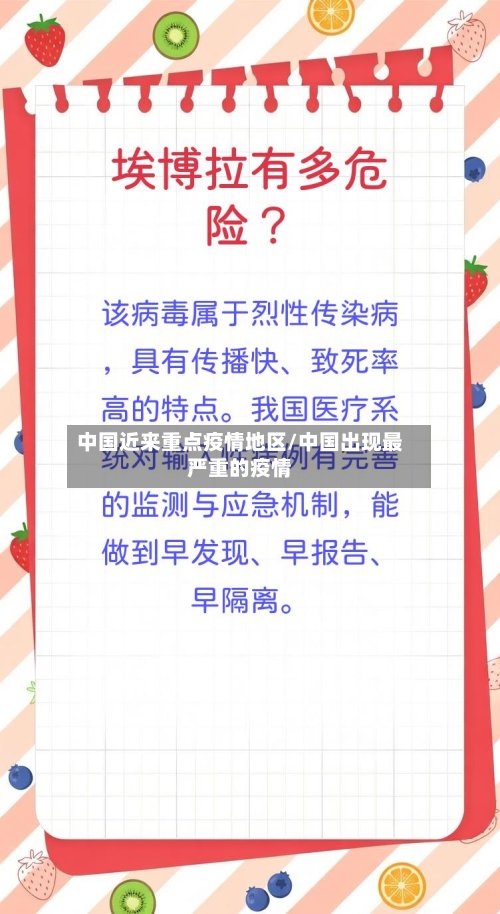 中国近来重点疫情地区/中国出现最严重的疫情