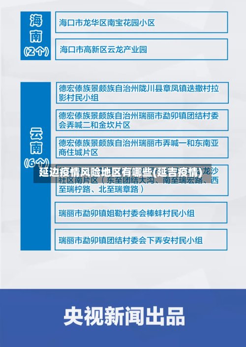 延边疫情风险地区有哪些(延吉疫情)-第2张图片