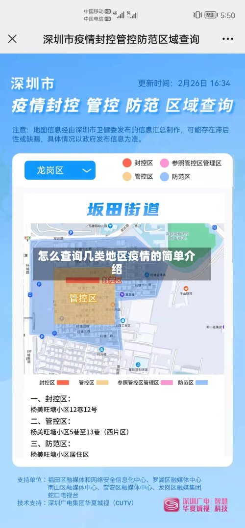 怎么查询几类地区疫情的简单介绍