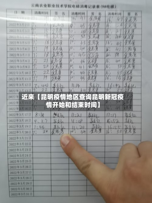 近来【昆明疫情地区查询昆明新冠疫情开始和结束时间】-第2张图片