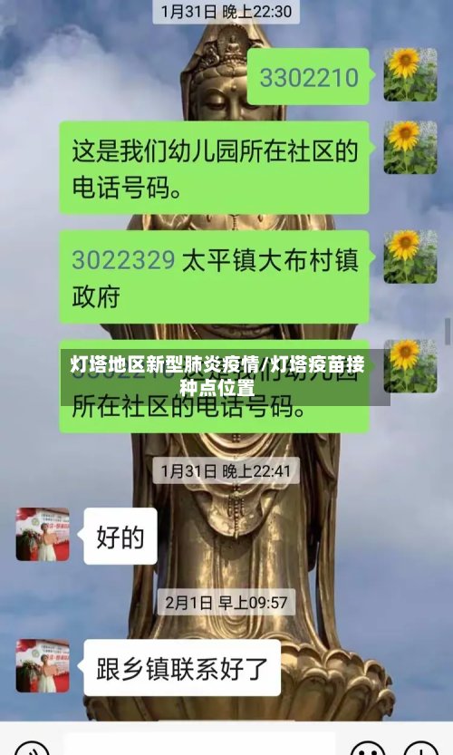 灯塔地区新型肺炎疫情/灯塔疫苗接种点位置