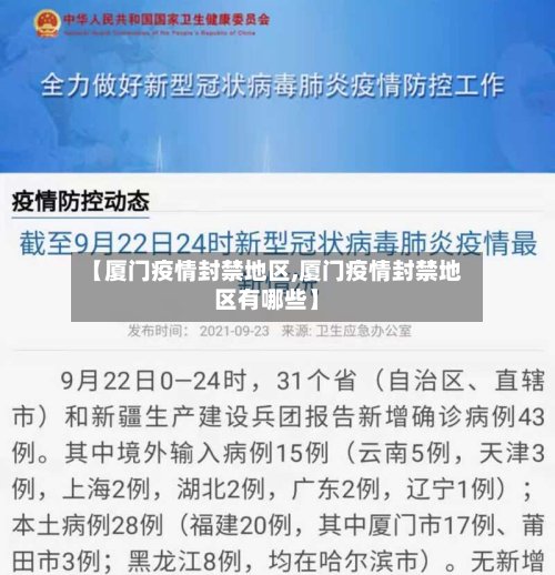 【厦门疫情封禁地区,厦门疫情封禁地区有哪些】-第2张图片