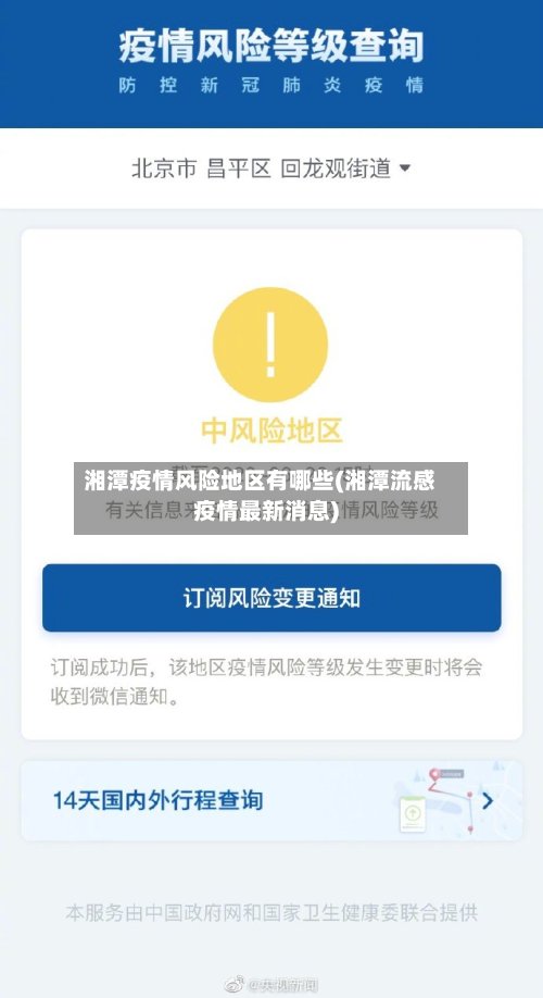 湘潭疫情风险地区有哪些(湘潭流感疫情最新消息)-第3张图片