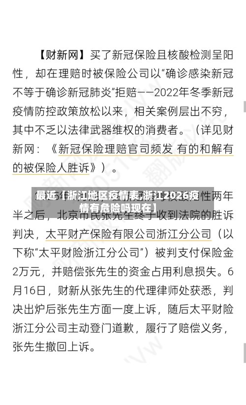 最近【浙江地区疫情表,浙江2026疫情有危险吗现在】-第3张图片