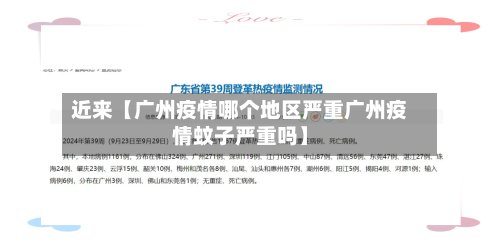 近来【广州疫情哪个地区严重广州疫情蚊子严重吗】-第3张图片