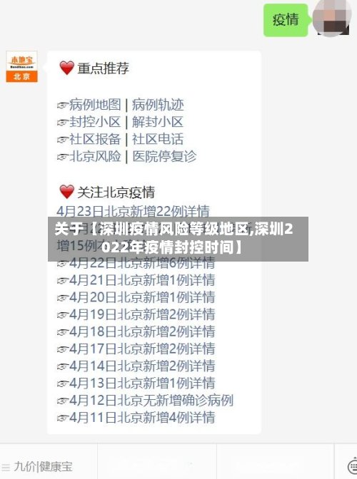关于【深圳疫情风险等级地区,深圳2022年疫情封控时间】-第2张图片