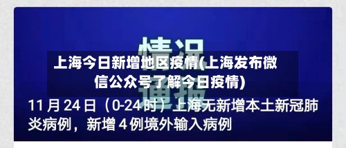 上海今日新增地区疫情(上海发布微信公众号了解今日疫情)-第3张图片