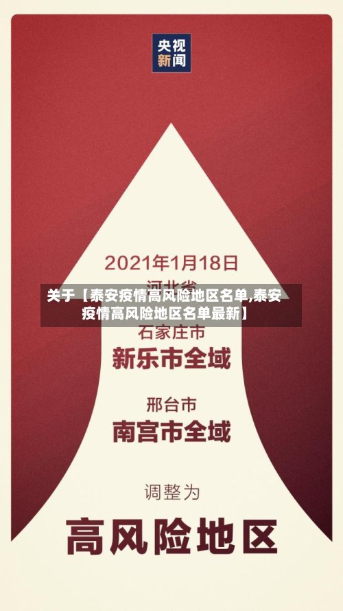 关于【泰安疫情高风险地区名单,泰安疫情高风险地区名单最新】