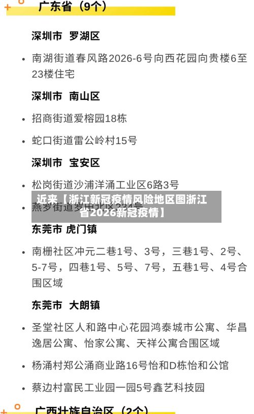 近来【浙江新冠疫情风险地区图浙江省2026新冠疫情】-第2张图片
